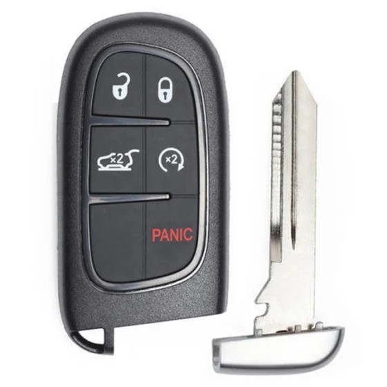 2014-2021 Jeep Cherokee / 5-Button 4A 433Mhz Smart Key / GQ4-54T (AFTERMARKET)